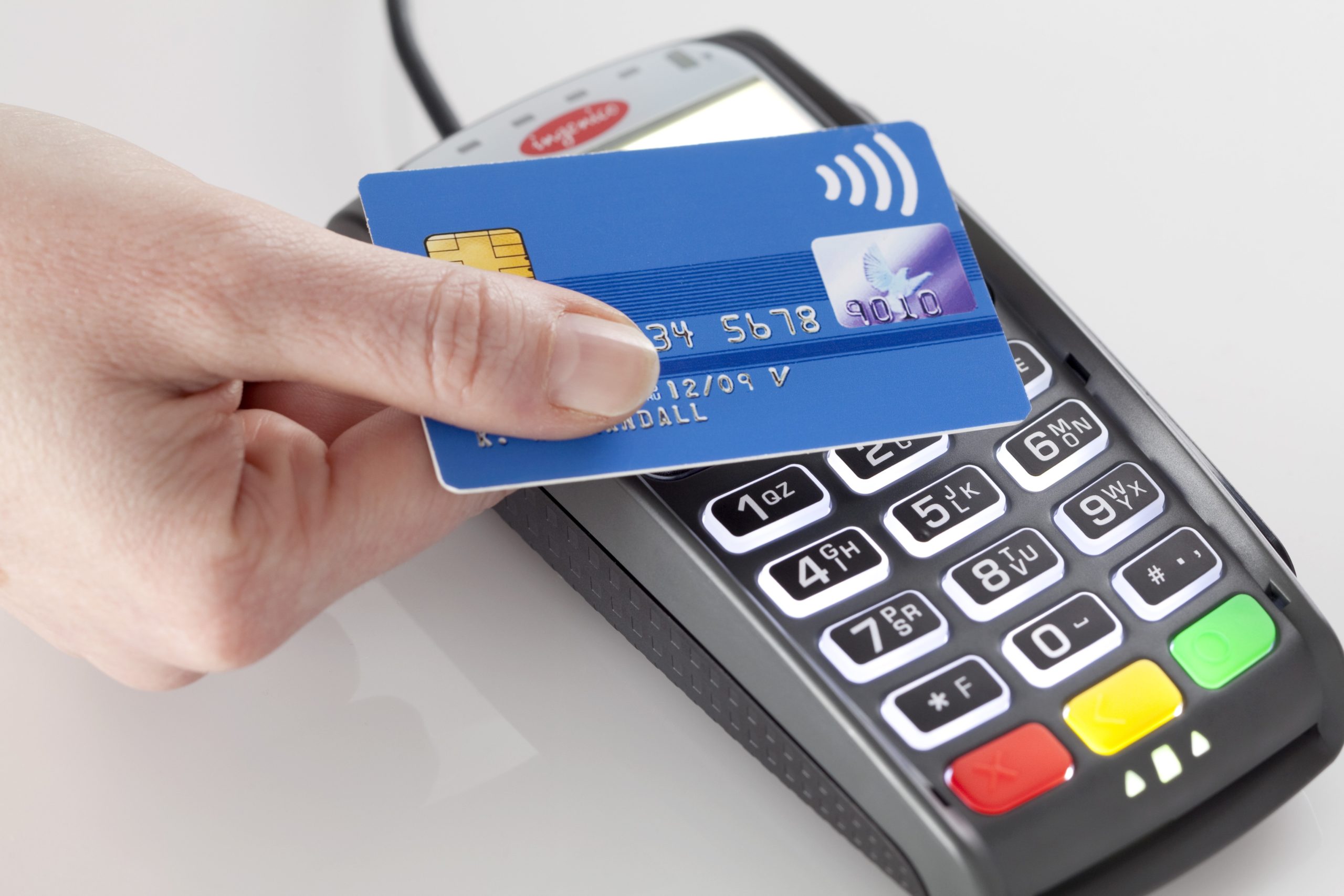 dnote that enables credit and debit card transactions